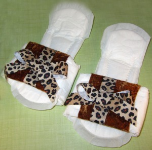 leopard maxi-pad POWER BALANCE slippers